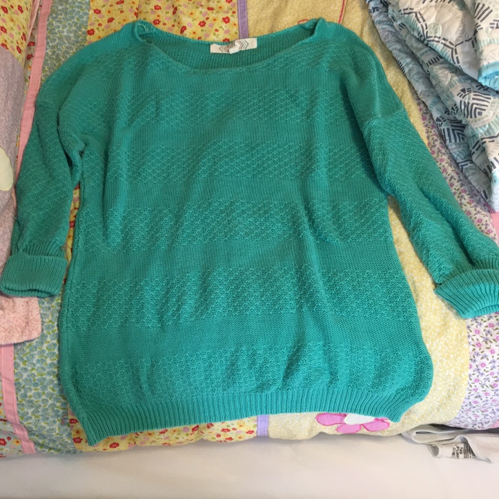 Green sweater